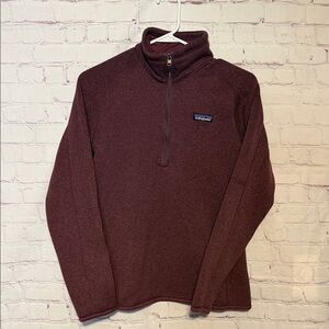 Patagonia Women’s Quarter Zip-Up Sweater Size Medium